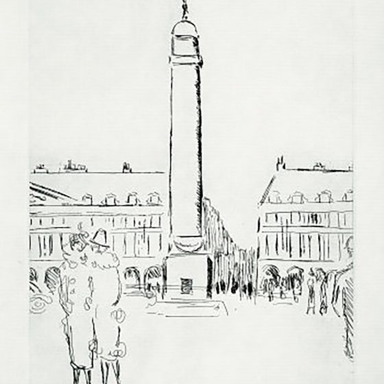 Paris 1937 – Place Vendôme by Kees van Dongen