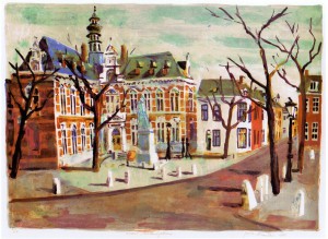 Hermkens_litho_Academiegeb._1