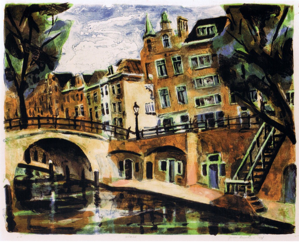 Hermkens_litho_Oude_Gracht_groot