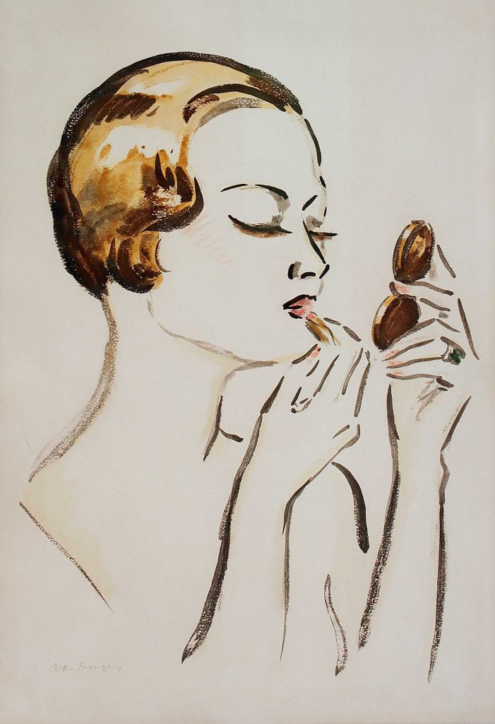 VD_Femme_se_Maquillant_49x36cm.