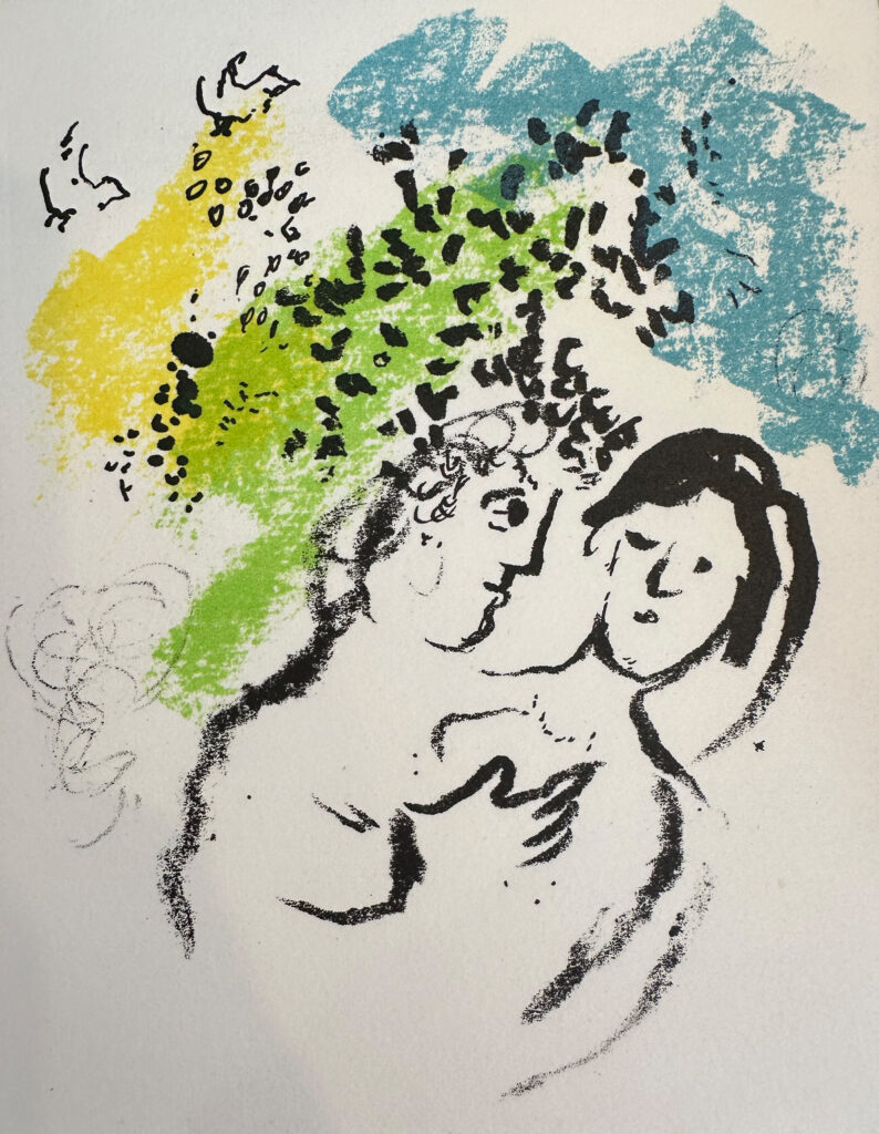 Chagall – Carte de Voeux 1970