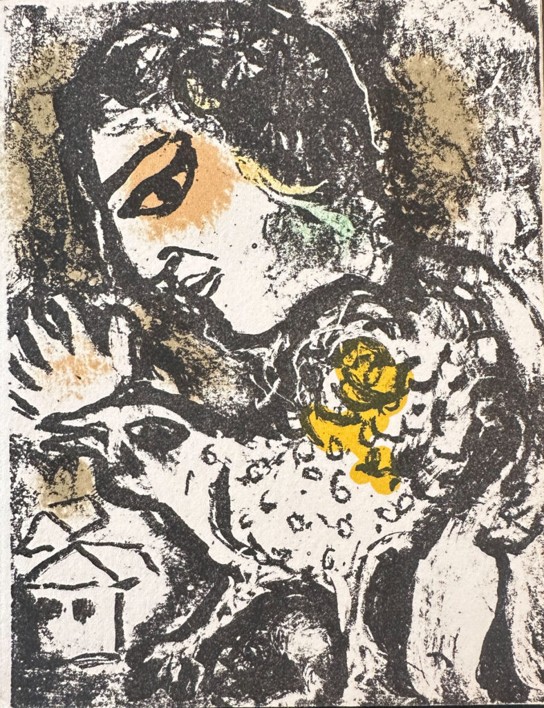 Chagall – Carte de Voeux 1974