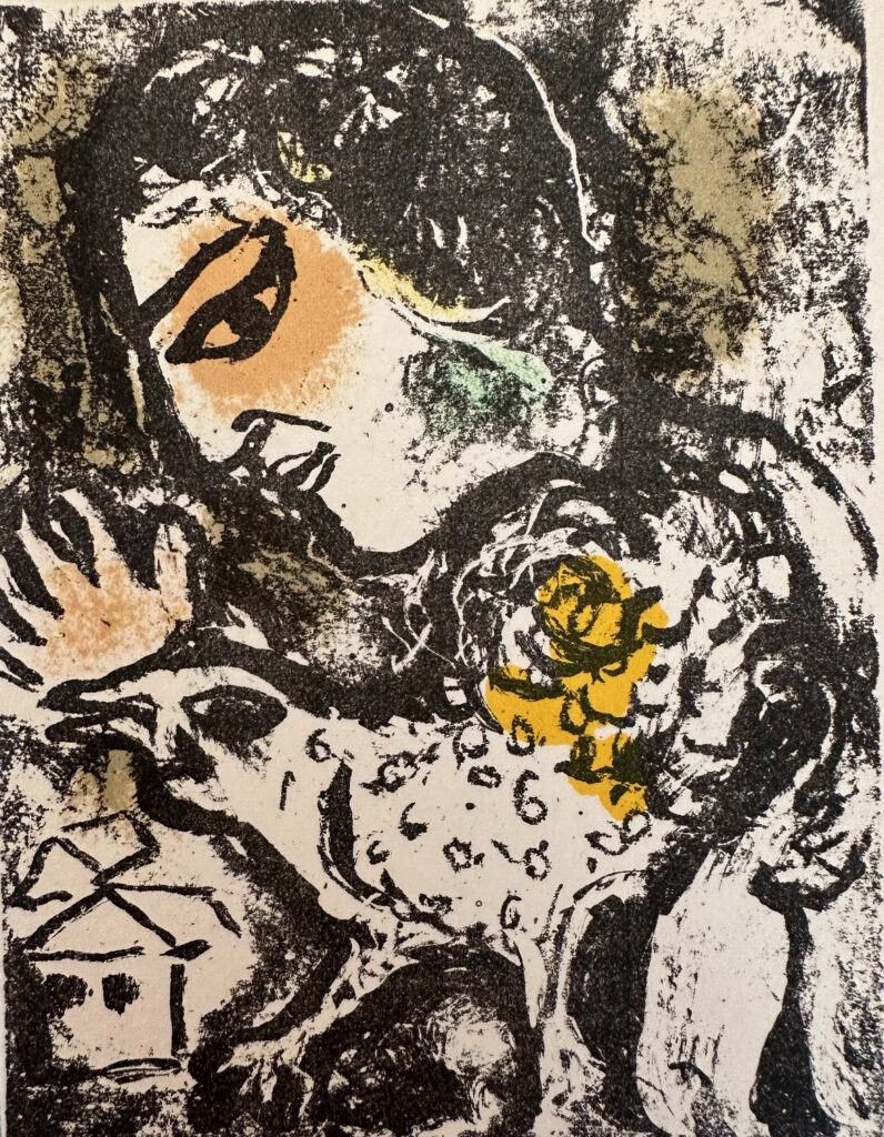 Chagall – Carte de Voeux 1974