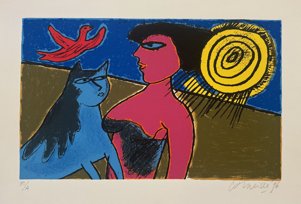 Femme et chat