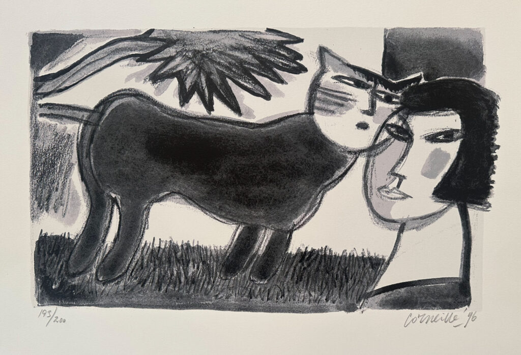 Femme et Chat