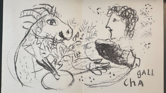 Chagall – Carte de Voeux 1966