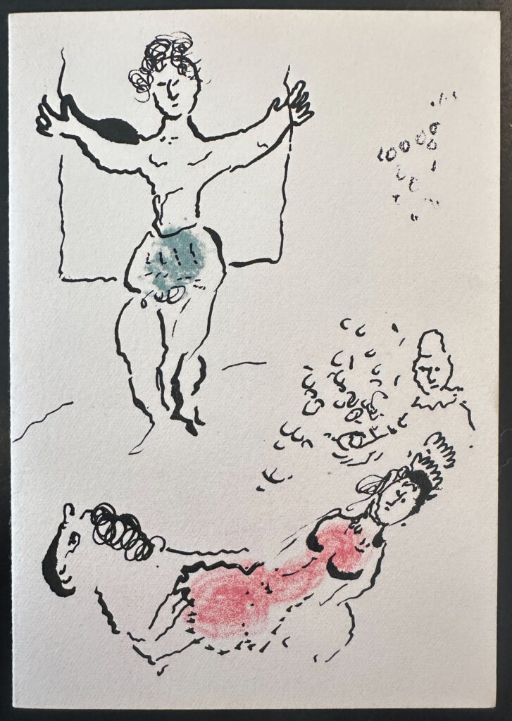 Chagall – Carte de Voeux 1971