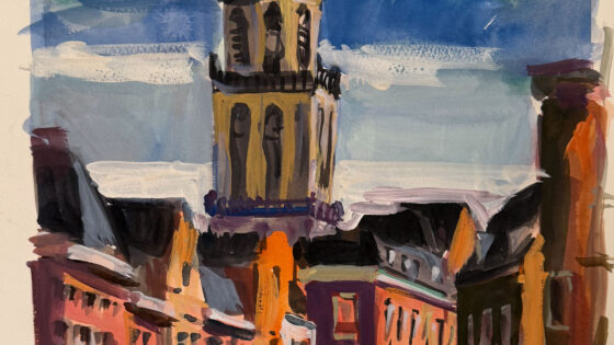 Jeroen Hermkens, groningen gouache